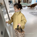 Veste à la mode en fourrure de lapin Vêtements pour enfants